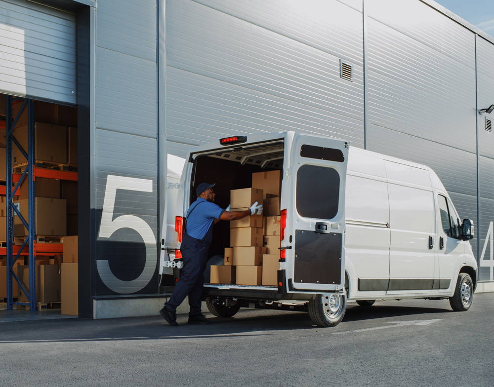 Loading van